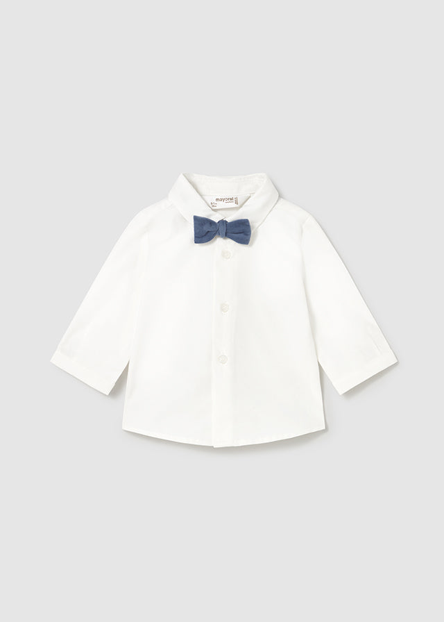 Camisa m/l pajarita  mayoral 2196
