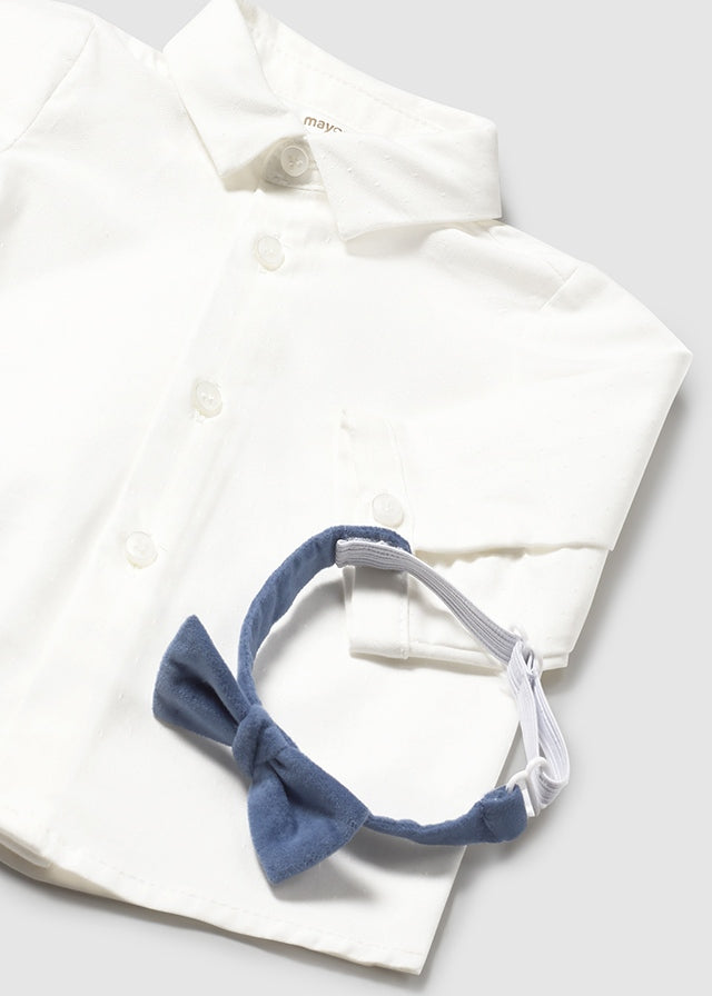 Camisa m/l pajarita  mayoral 2196