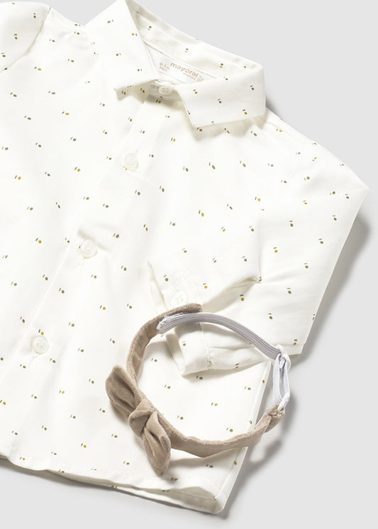 Camisa m/l pajarita 2196