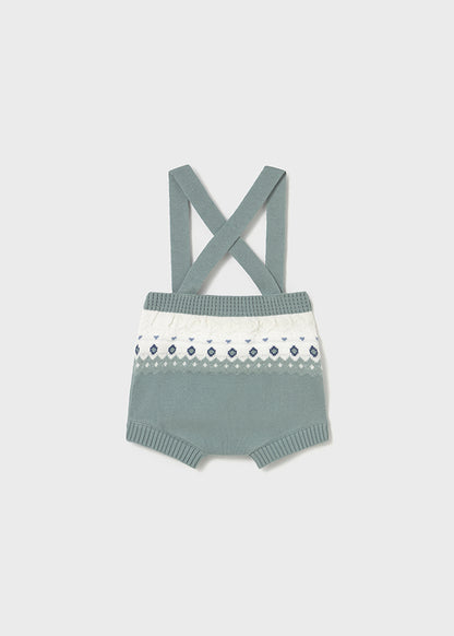 Conj. pantalon corto tricot 2255
