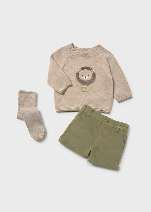 Conj. pantalon corto leotardo 2259