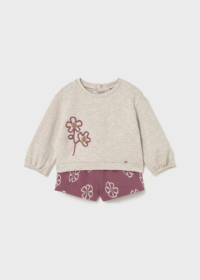 Conj. bermuda punto jacquard mayoral 2262