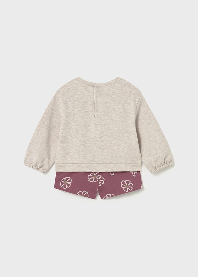 Conj. bermuda punto jacquard 2262