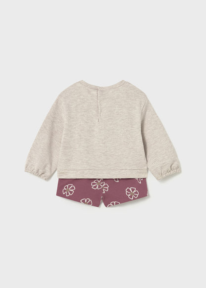 Conj. bermuda punto jacquard 2262