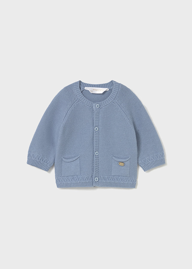 Cardigan cuello redondo tricot 2337