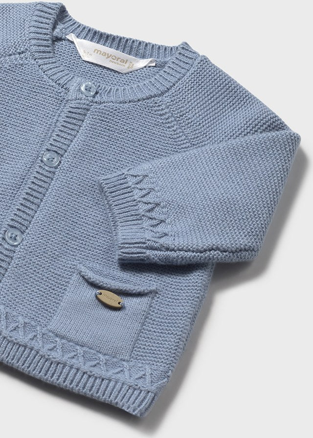Cardigan cuello redondo tricot 2337