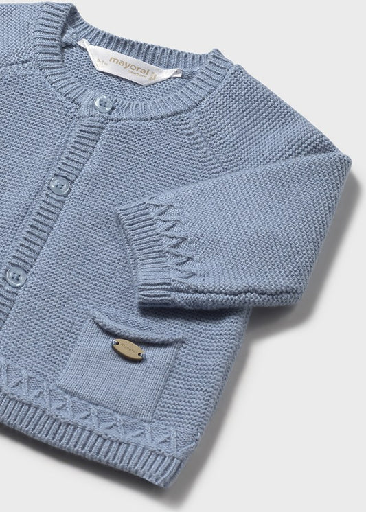 Cardigan cuello redondo tricot 2337
