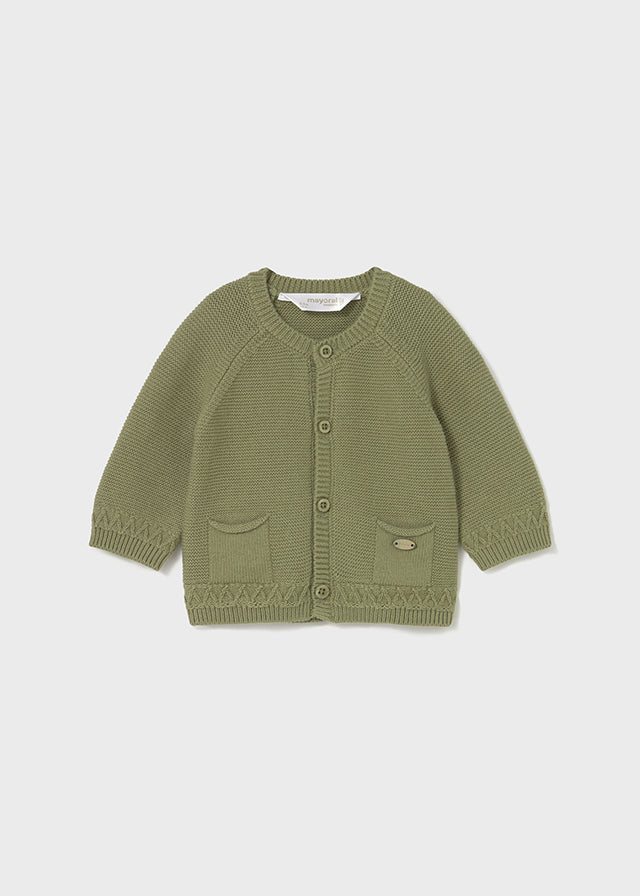 Cardigan cuello redondo tricot 2337