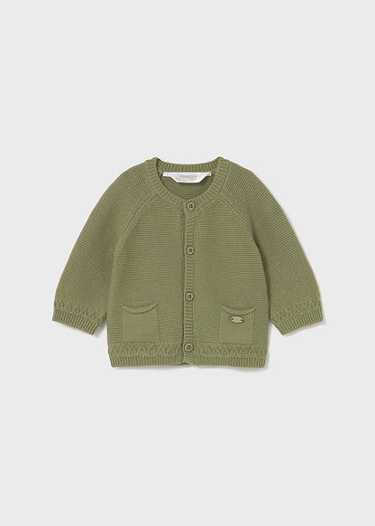 Cardigan cuello redondo tricot 2337