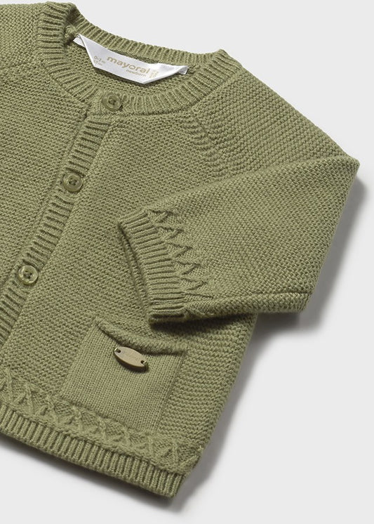 Cardigan cuello redondo tricot 2337