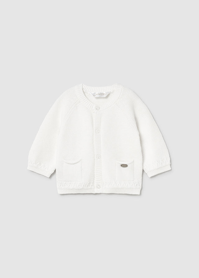 Cardigan cuello redondo tricot 2337