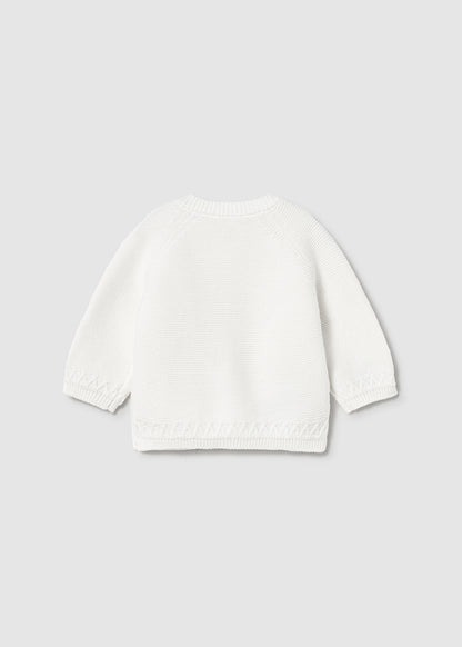 Cardigan cuello redondo tricot 2337