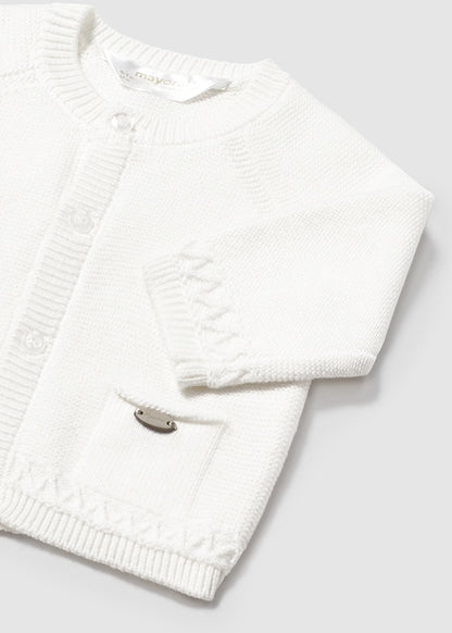 Cardigan cuello redondo tricot 2337
