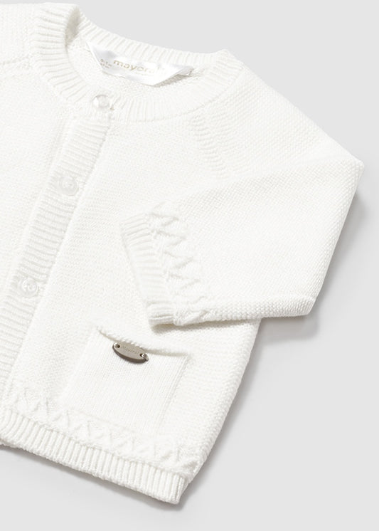 Cardigan cuello redondo tricot 2337