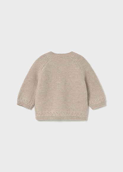 Cardigan cuello redondo tricot 2337