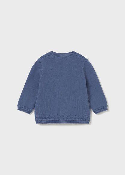 Cardigan cuello pico tricot 2338