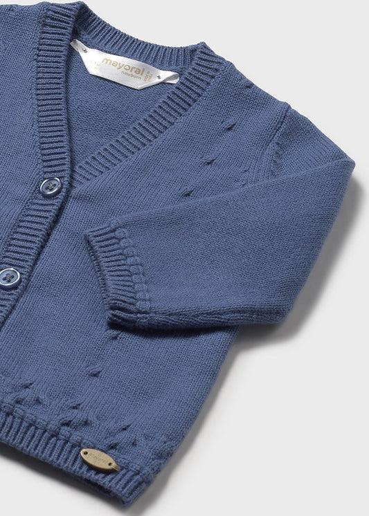 Cardigan cuello pico tricot 2338