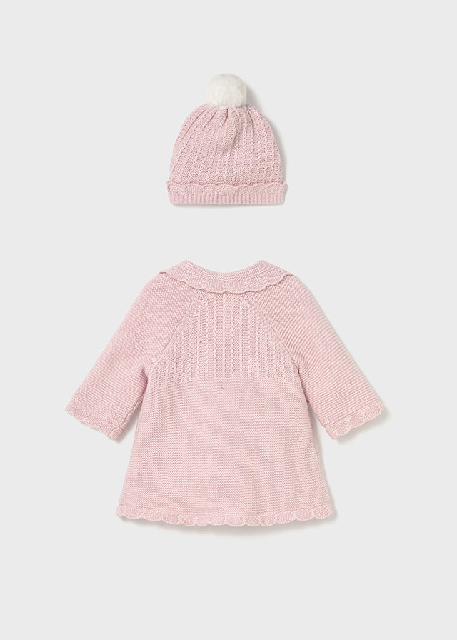 Abrigo y gorro tricot 2412