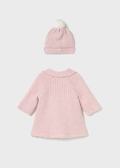 Abrigo y gorro tricot 2412