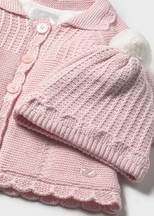 Abrigo y gorro tricot 2412