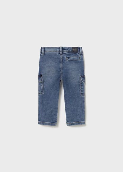 Pantalon soft denim cargo 2505