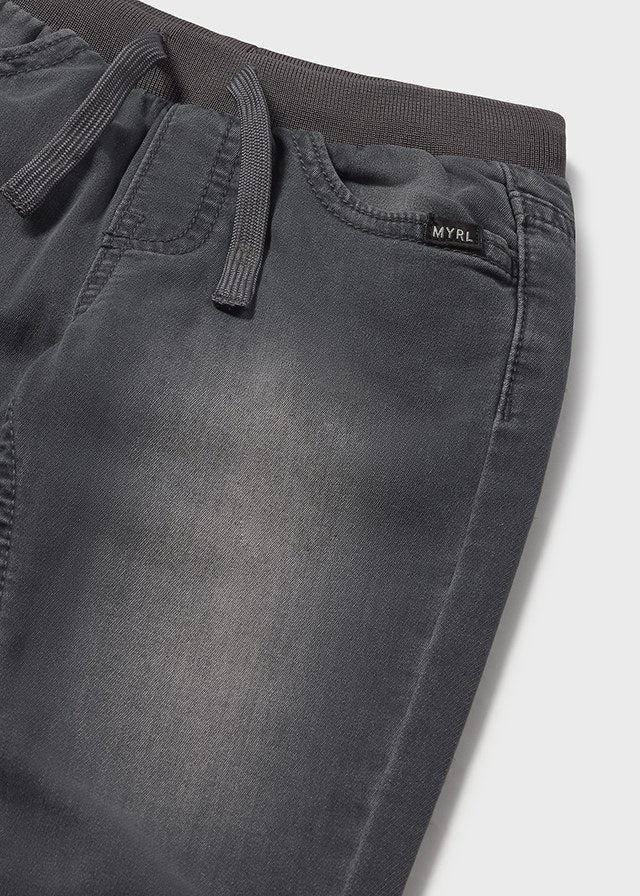 Pantalon soft denim jogger	2508