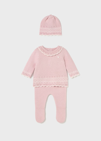 Conj. polaina y gorro tricot	2556