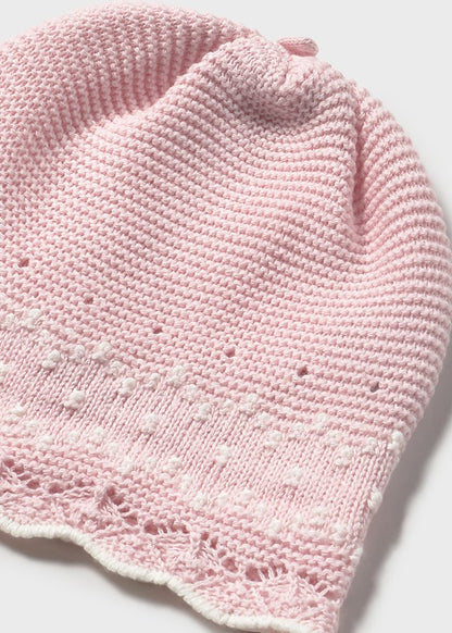 Conj. polaina y gorro tricot	2556