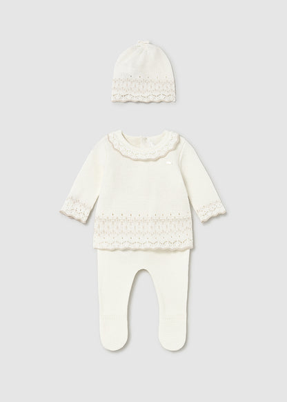 Conj. polaina y gorro tricot	2556