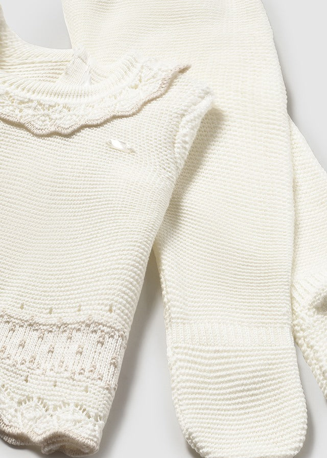 Conj. polaina y gorro tricot	2556