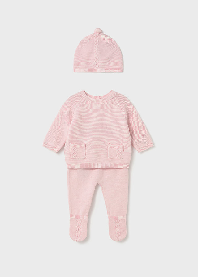 Conj. polaina y gorro tricot	2564