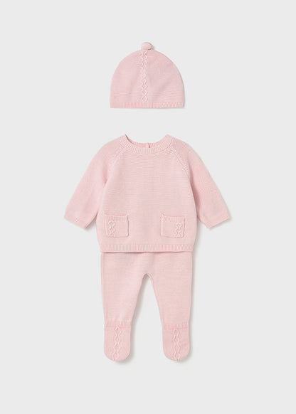 Conj. polaina y gorro tricot	2564