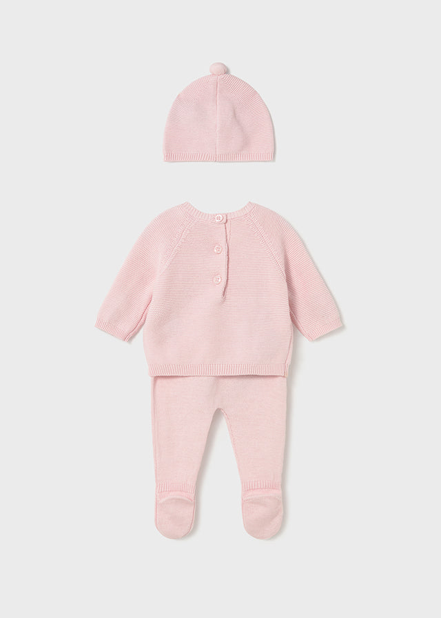 Conj. polaina y gorro tricot	2564