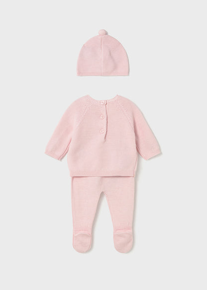Conj. polaina y gorro tricot	2564