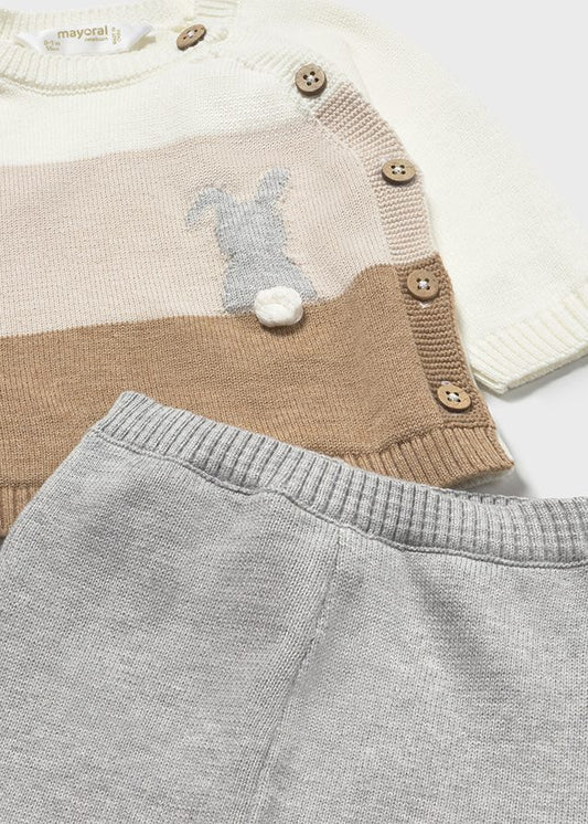 Conj. pantalon largo tricot 2569