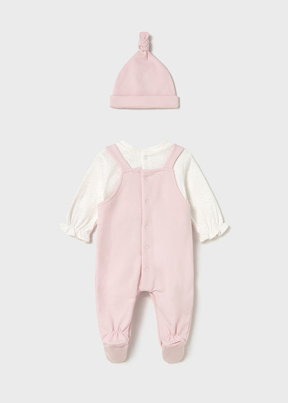 Pelele peto y gorro felpa 2602