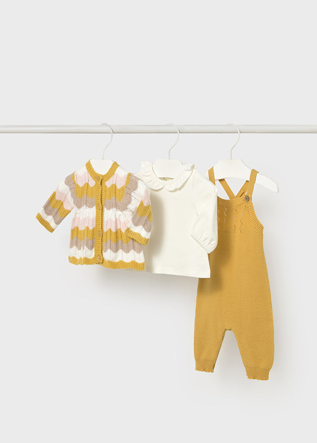 Conj. peto tricot 3 piezas 2604