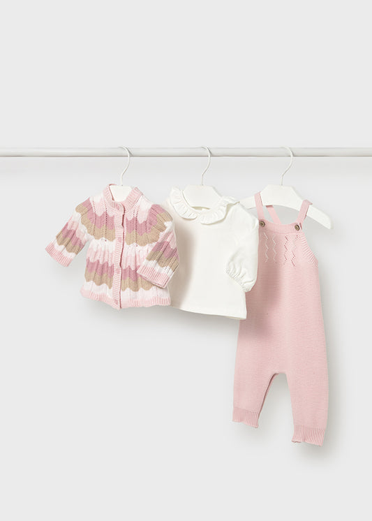 Conj. peto tricot 3 piezas 2604