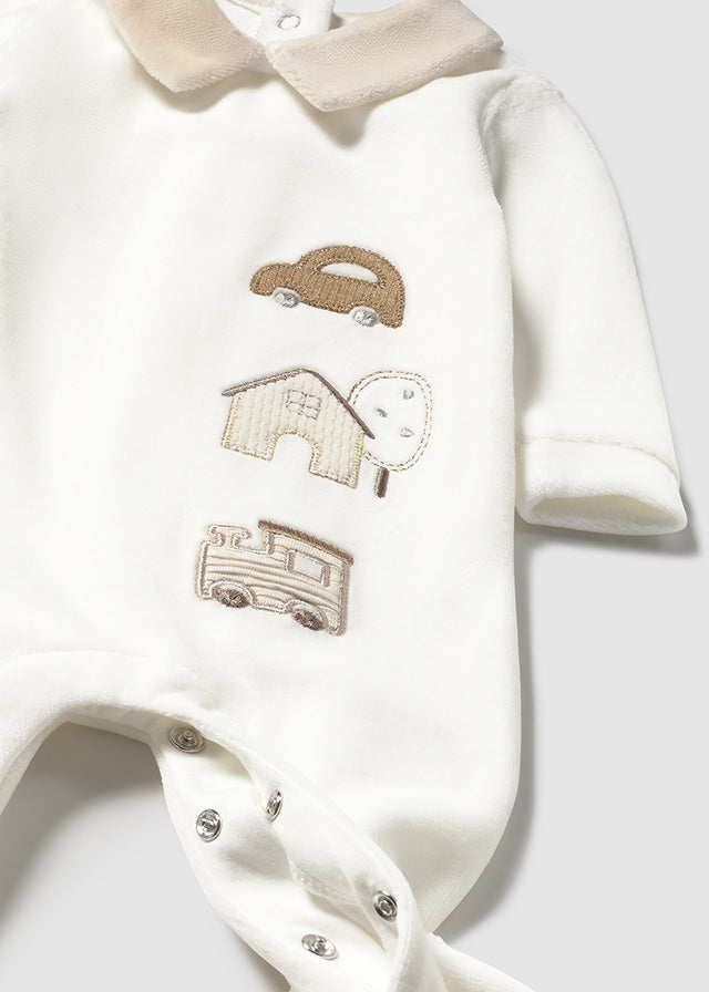 Pelele tundosado cuello 2716