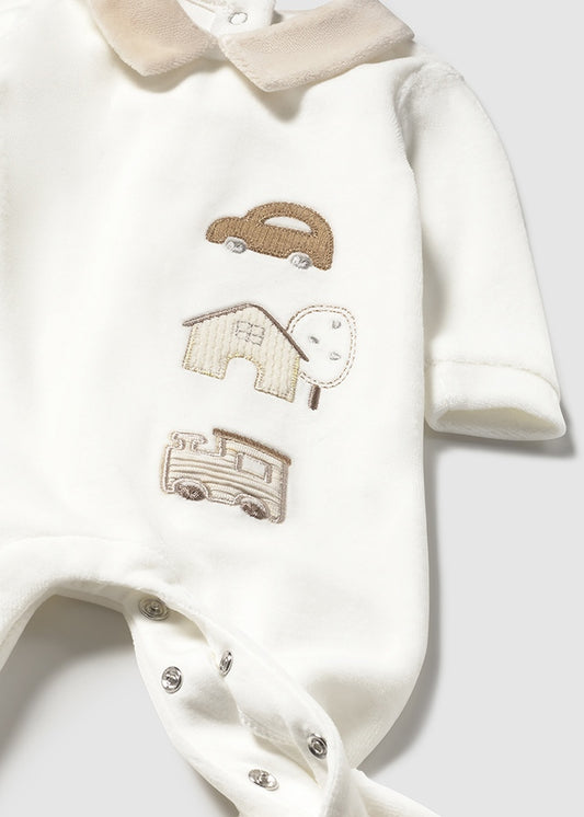 Pelele tundosado cuello 2716