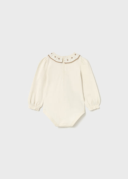 Body cuello bordado 2734