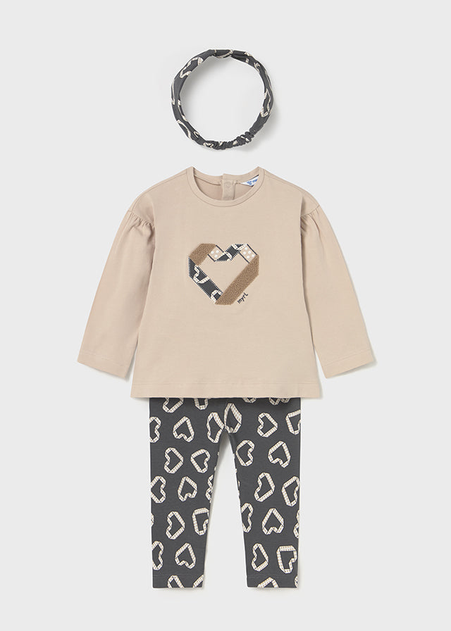 Conj. leggings con diadema 2744