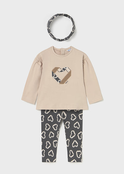 Conj. leggings con diadema 2744