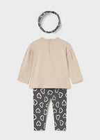 Conj. leggings con diadema mayoral 2744