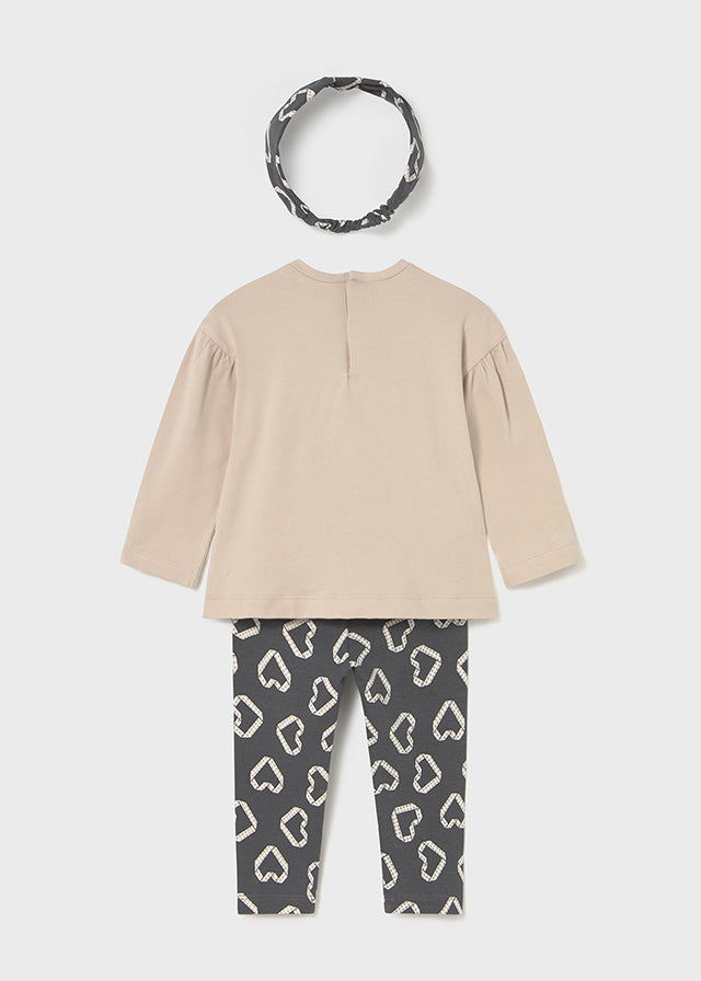 Conj. leggings con diadema 2744
