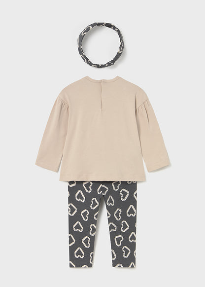 Conj. leggings con diadema 2744