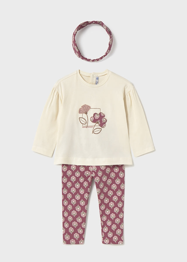 Conj. leggings con diadema 2744