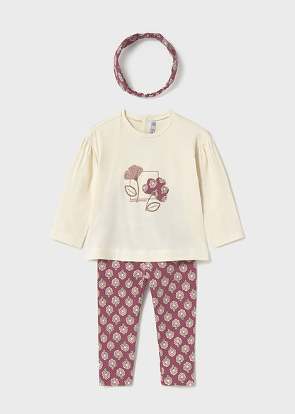 Conj. leggings con diadema 2744