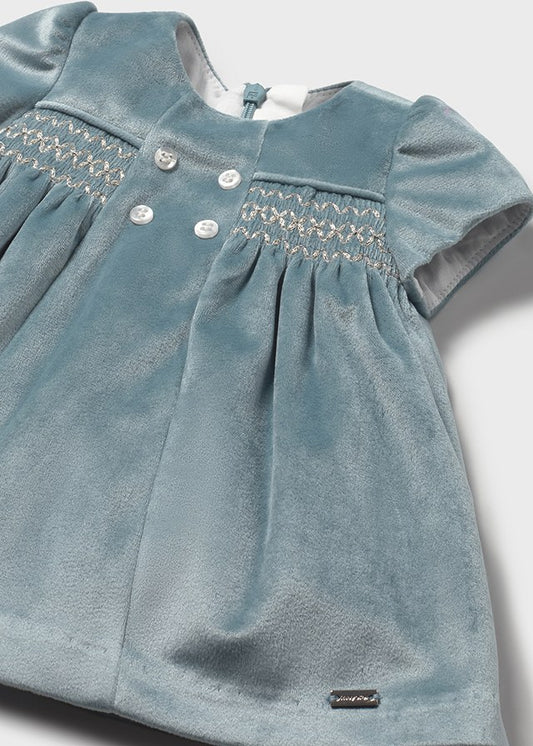 Vestido tricot y tul	2816