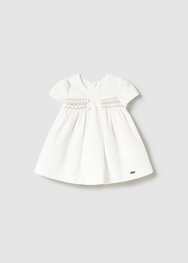 Vestido tricot y tul	2816